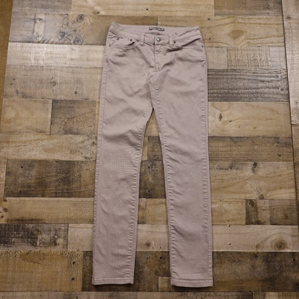 prAna Kara Pants Women's 4/27 Dusty Khaki Rose Low Rise Skinny